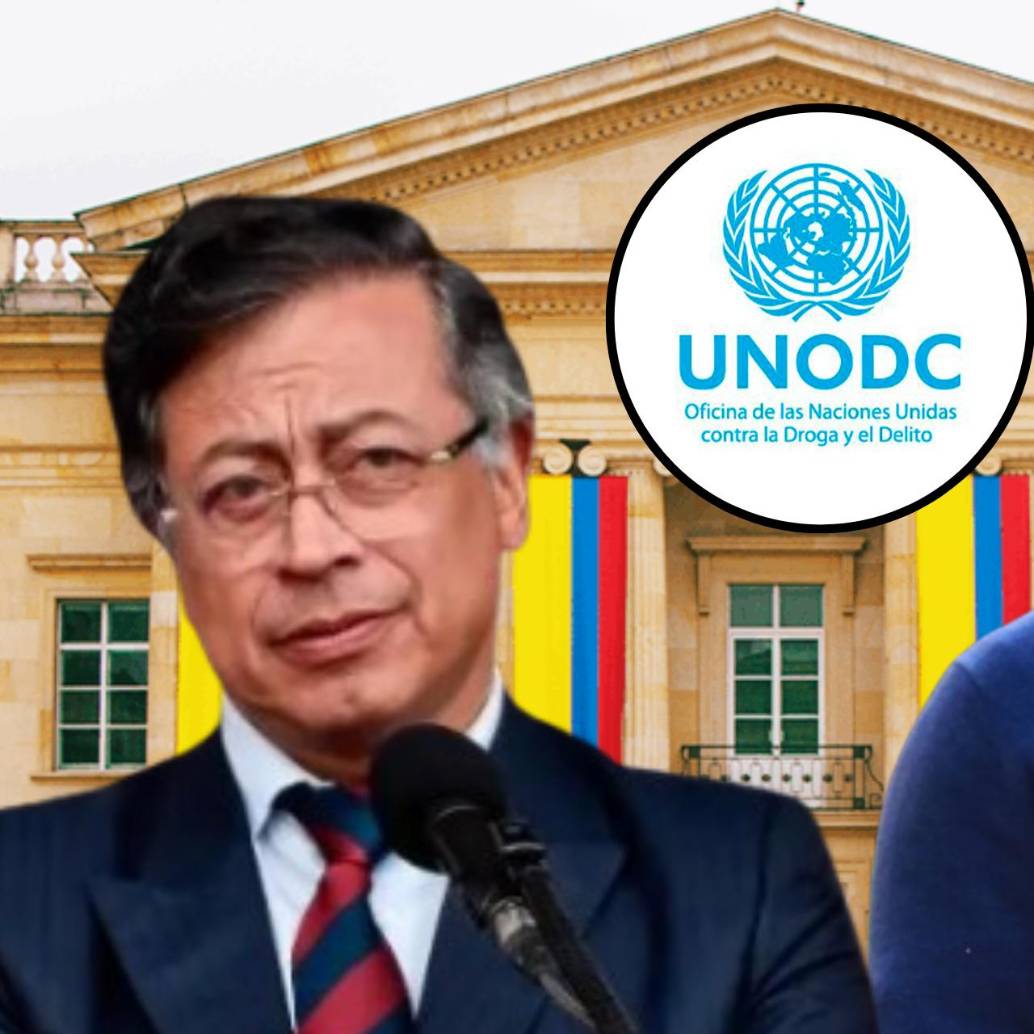 El presidente Gustavo Petro y el ministro de Justicia, Jorge Iván Cuervo. Foto: composición EL COLOMBIANO