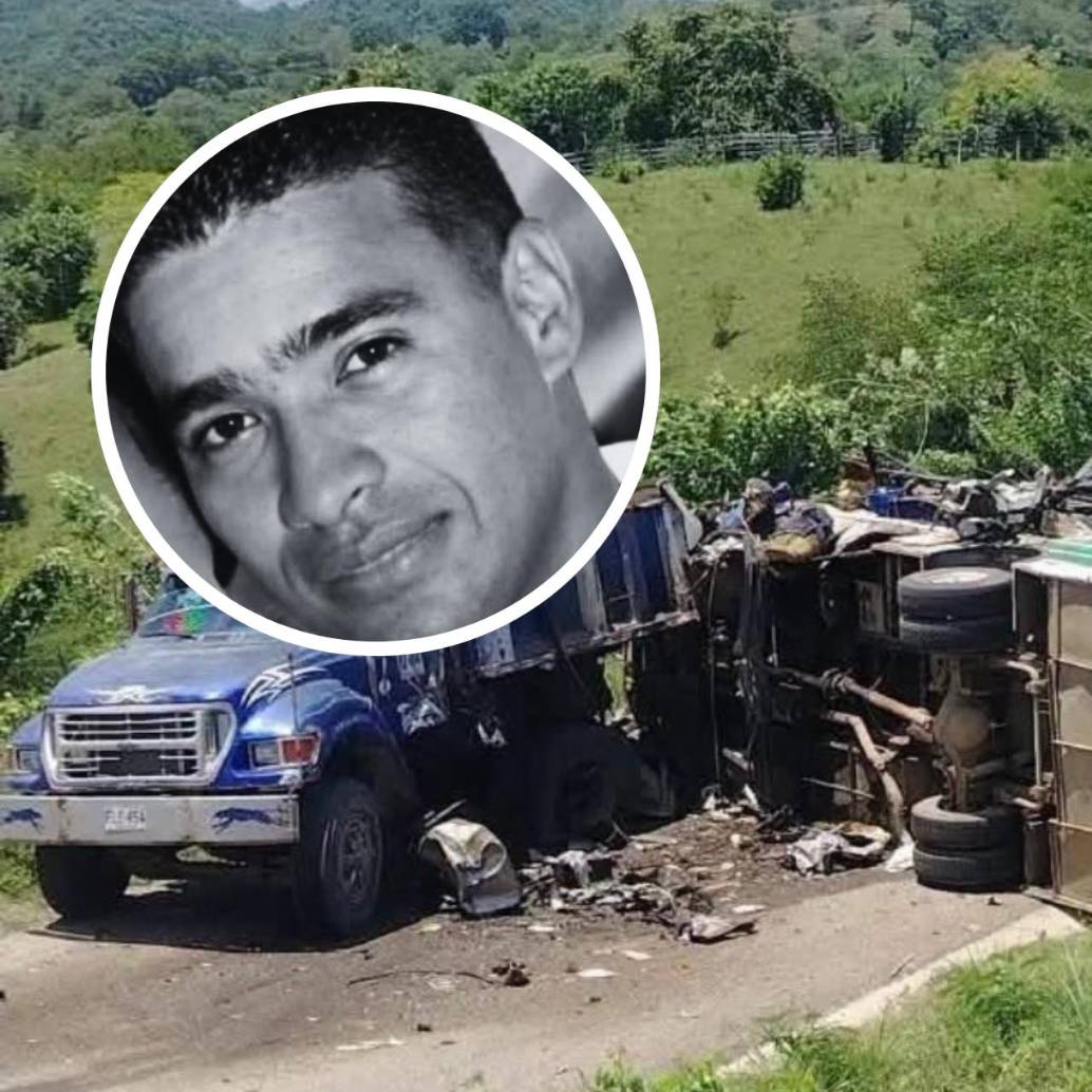 El impacto le costó la vida a él y a una alumna de 14 años, pero evitó una masacre sobre las carreteras de Sucre. FOTO: Tomada de redes sociales y cortesía