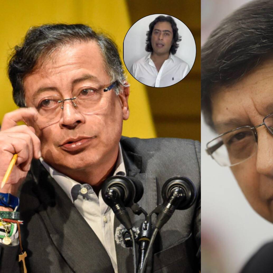 Gustavo Petro criticó al presidente de la Corte Constitucional, Jorge Enrique Ibáñez, por haber negado a su hijo y mencionó que no era apto para dirigir el alto tribunal. Fotos: Colprensa
