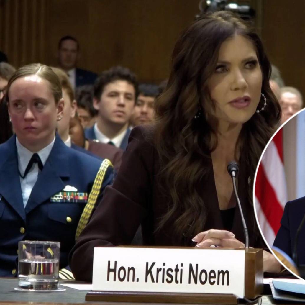 Kristi Noem es la primera destituida del gabinete en la segunda era de Donald Trump. Fotos: Getty Images