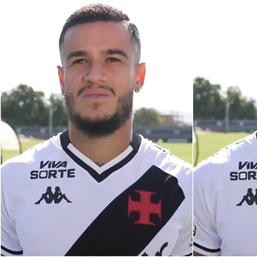 El reconocido jugador de Brasil y Vasco da Gama, Philippe Coutinho, estaba hablando en medio de la entrevista cuando de fondo se escucharon varios disparos. FOTO: CAPTURA VIDEO REDES SOCIALES