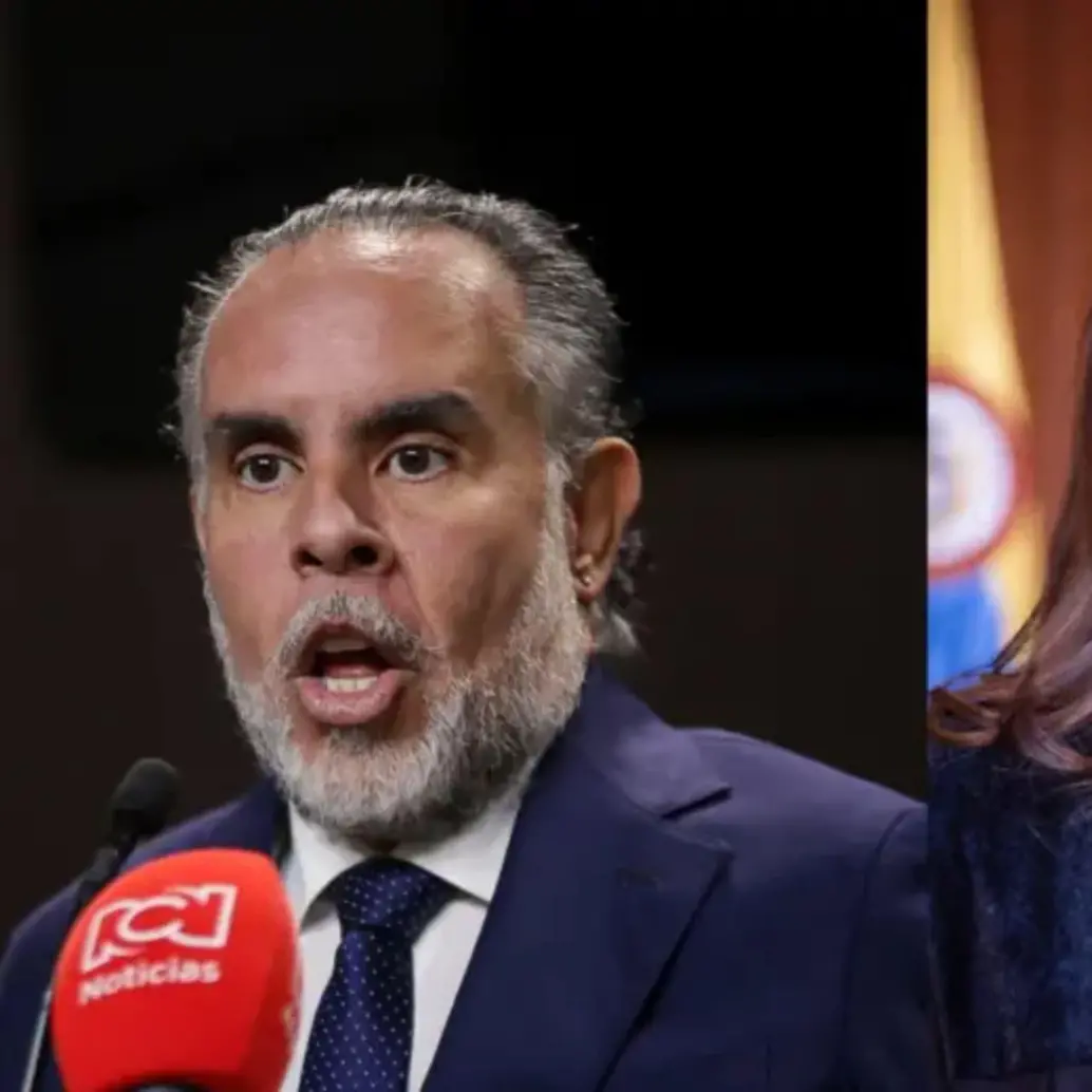 Armando Benedetti y la magistrada Cristina Lombana. Foto: Colprensa