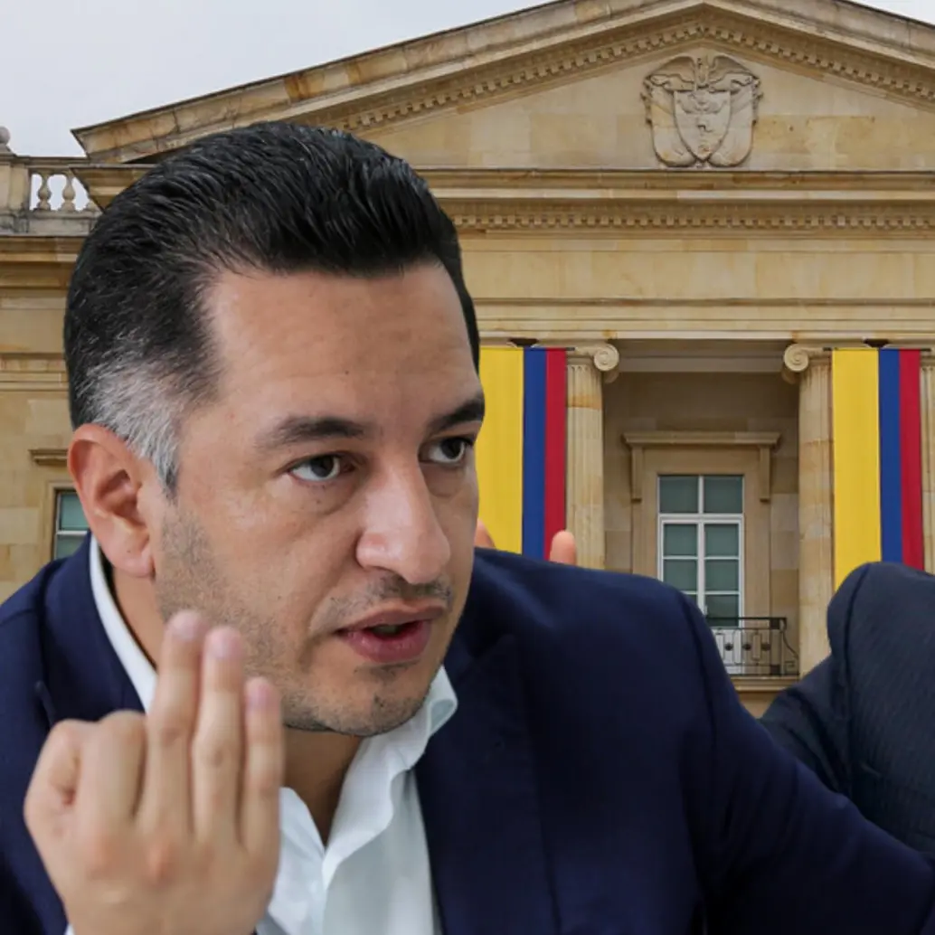 A la izquierda, el ministro de Justicia (e), Andrés Idárraga; a la derecha, el ministro de Defensa Pedro Sánchez. FOTO: Colprensa