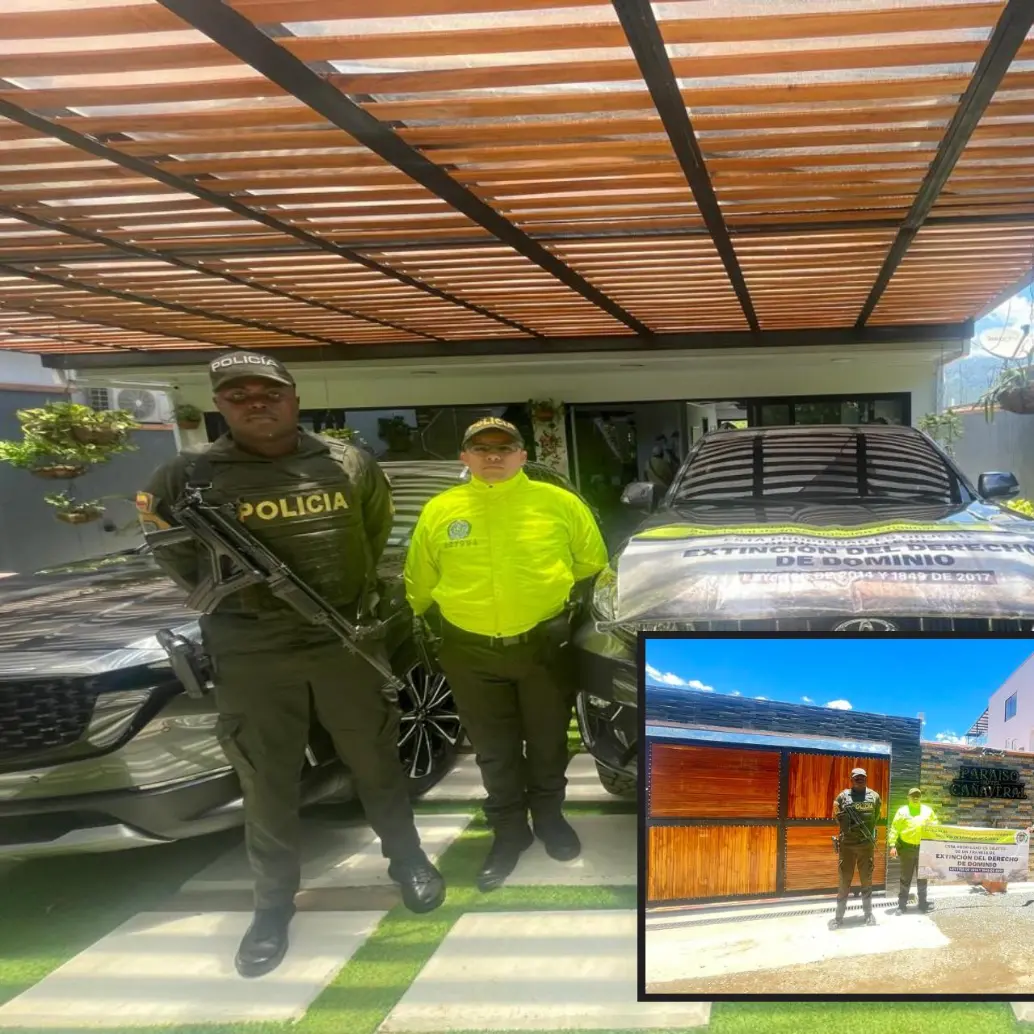 Algunos de los elementos incautados por la Policía y su Dirección de Carabineros. FOTO: Cortesía