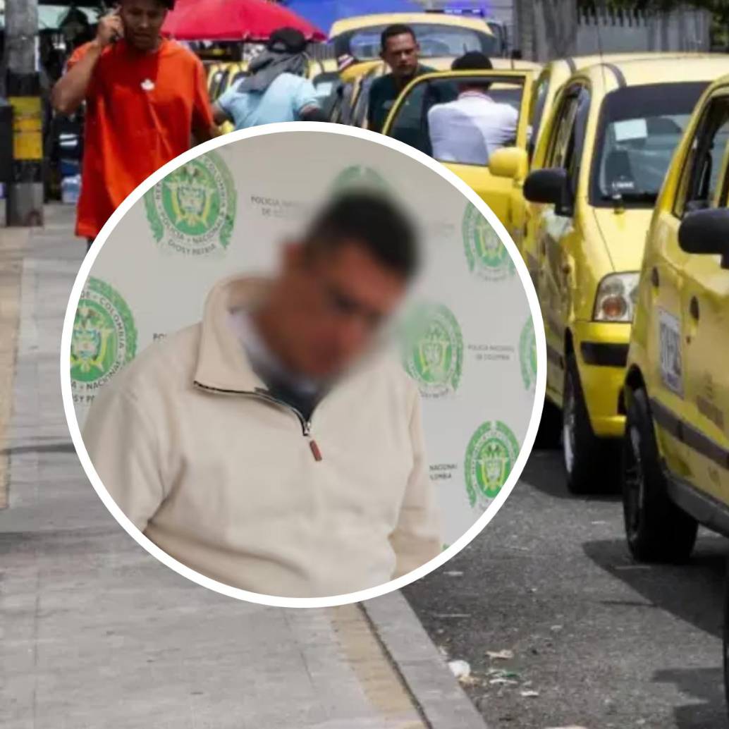 Durante el trayecto, Naranjo Becerra convencía a los pasajeros de pagar el servicio mediante un datáfono (Bold blanco) que él mismo portaba para hacerles el cambio de la tarjeta. FOTO: Julia Cesar Herrera, Policía Nacional y Fiscalía General de la Nación