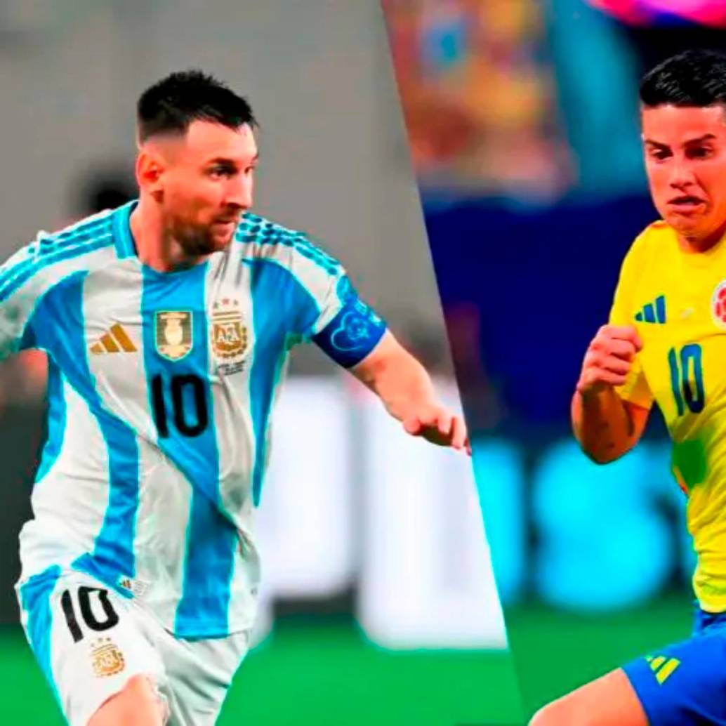 El futbolista argentino Lionel Messi y el colombiano James Rodríguez eran los protagonistas principales del póster de la Fifa. Foto: Getty