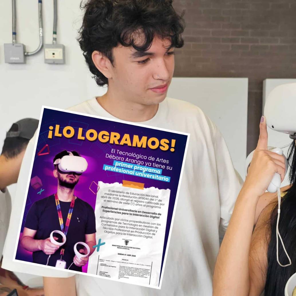 Experiencias digitales que integran arte, tecnología y narrativas contemporáneas. Foto: cortesía Tecnológico de Artes Débora Arango