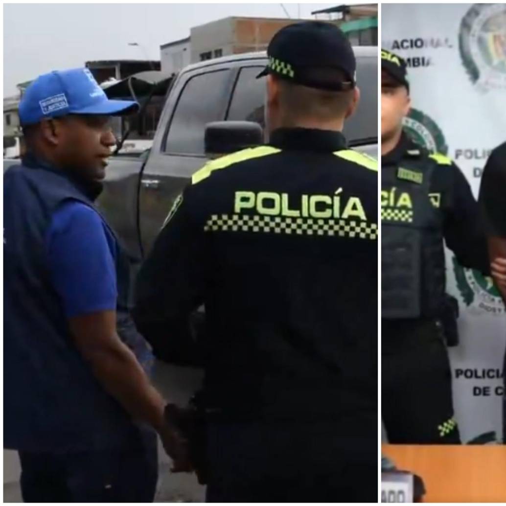 La Policía frustró un atentado con explosivos en contra de una estación de Policía en Cali. FOTO: Captura video de la Secretaría de Seguridad y Justicia de Cali