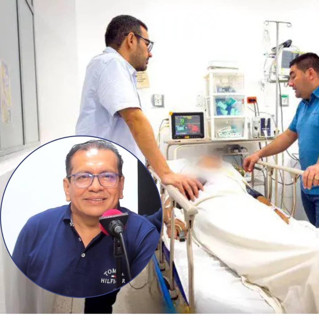 Periodista Gustavo Chica de <i>Caracol Radio</i> en El Guaviare, víctima de atentado. Foto: cortesía