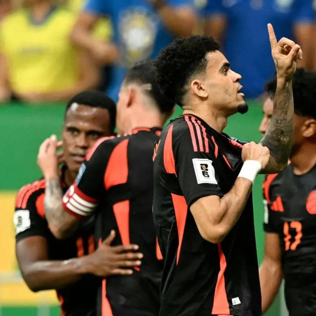 El atacante colombiano marcó el gol en la derrota 2-1 ante Brasil por las Eliminatorias al Mundial de 2026. FOTO: AFP