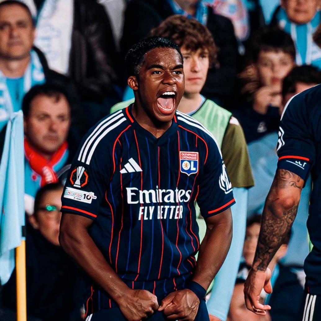 El delantero brasileño Endrick es una de las figuras jóvenes del Olympique de Lyon francés. Foto: tomada del x de @Endrick