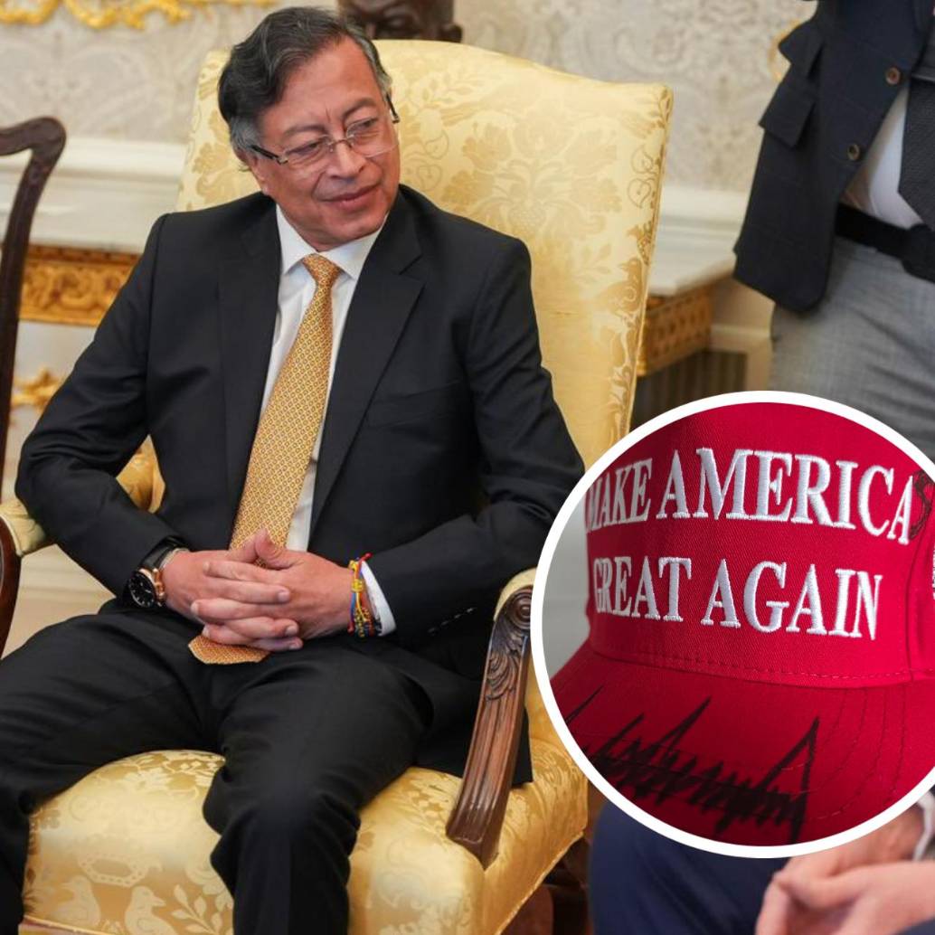 El esperado encuentro entre ambos mandatarios, que se llevó a cabo en el Salón Oval de la Casa Blanca, duró aproximadamente dos horas. FOTO: Presidencia de la República y redes sociales @petrogustavo