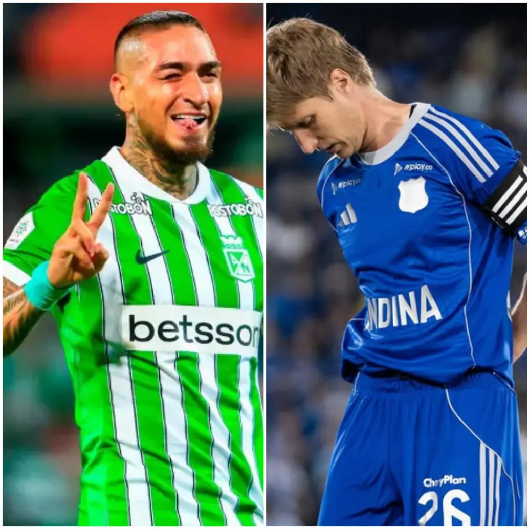 Los jugadores de los cuatro equipos colombianos que jugarán esta fase preliminar de Copa Sudamericana, conforman el once más valioso. FOTO: Camilo Suárez y redes sociales de Millonarios y América de Cali