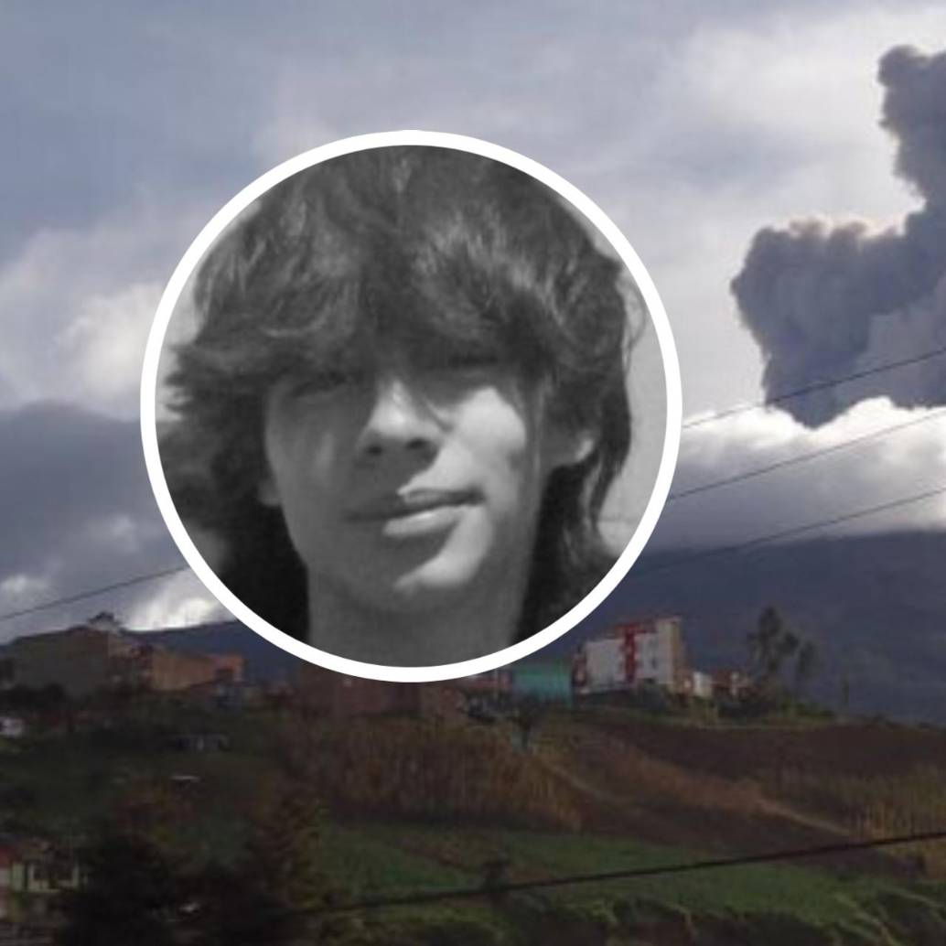 Hacia el mediodía de este lunes fue encontrado sin vida David Nicolás Chamorro, joven reportado como desaparecido tras intentar cruzar el volcán Galeras. FOTO: Colprensa y redes sociales Colegio Comfamiliar de Nariño Siglo XXI