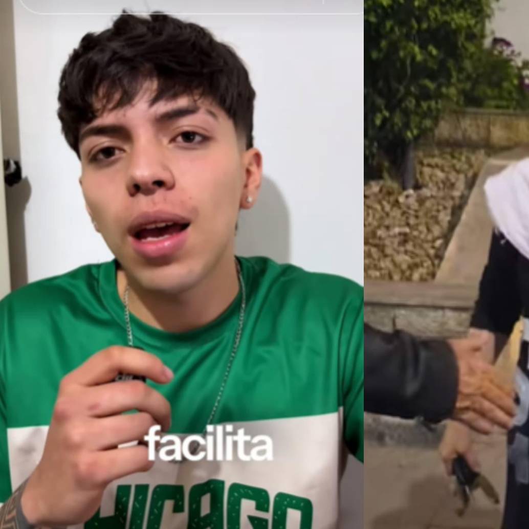 Julián Jiménez, el repartidor insultado por Liliana. Foto: captura de video.