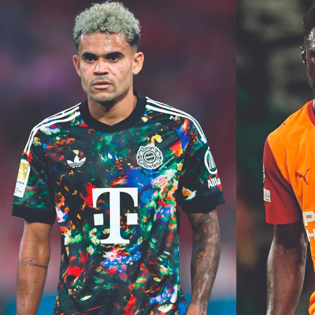 Luis Díaz (Bayern de Múnich), Dávinson Sánchez (Galatasaray) y Luis Javier Suárez (Sporting de Lisboa) tienen partidos este martes en la Liga de Campeones. <span class="mln_uppercase_mln">FOTOs</span> <b><span class="mln_uppercase_mln">getty </span></b>