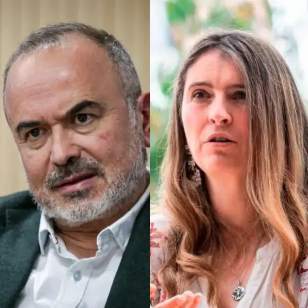 El ministro de Justicia Jorge Iván Cuervo, Paloma Valencia y el dirigente liberal Héctor Londoño FOTO: Colprensa/Cortesía/Redes sociales