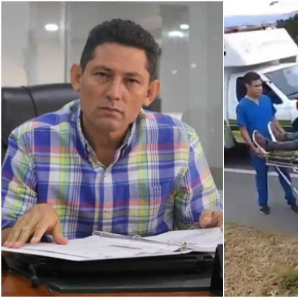 El hijo del concejal lo habría atacado con un arma corto punzante, causándole varias heridas en su cuerpo, por lo que al final terminaron estrellando el vehículo. FOTO: Redes sociales concejal y captura video