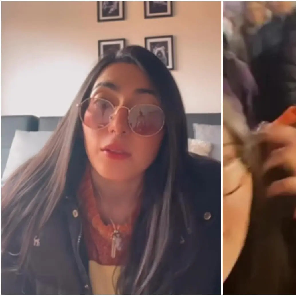 La joven identificada como Tania Cortés, conocida como Cox Cortés en redes sociales, reveló nuevos detalles del episodio de agresión que vivió en el Festival Cordillera en Bogotá. FOTO: Captura video redes sociales