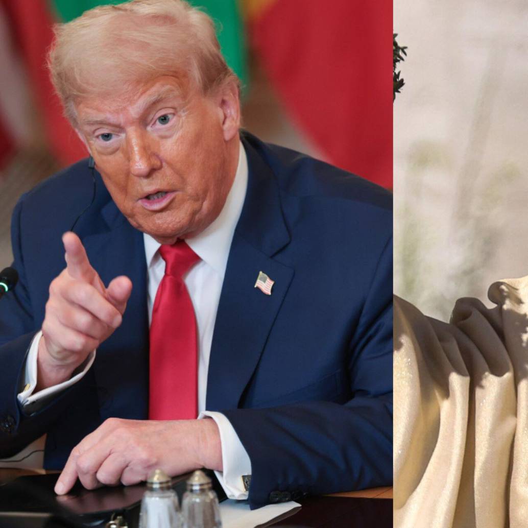 Donald Trump criticó al papa León XIV por su postura frente a la guerra de Medio Oriente, el pontífice le respondió. Fotos: Getty Images