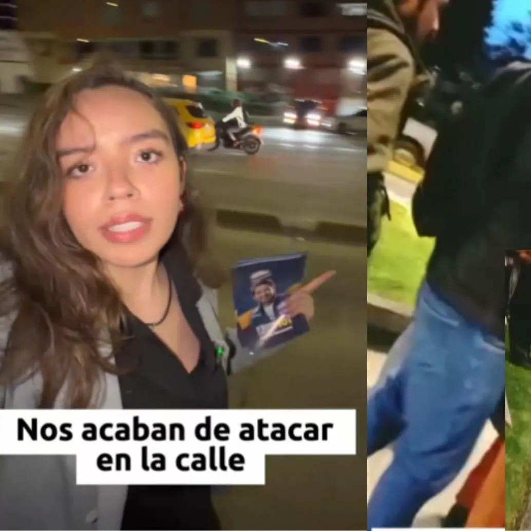 Jerome y Daniel Briceño se econtraban haciendo actividades de campaña FOTO: REDES SOCIALES.