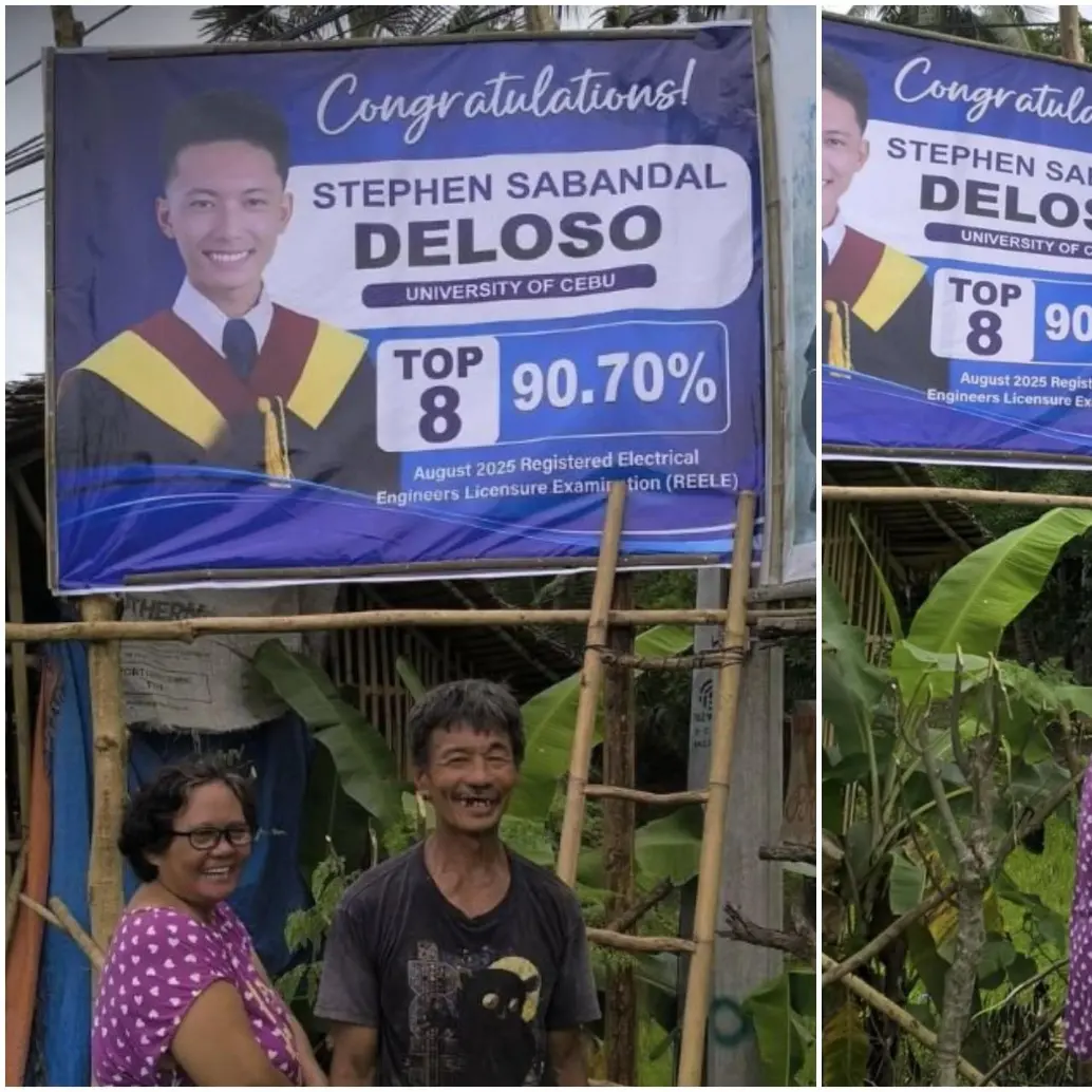 Las imágenes de estos padres orgullosos, en Filipinas, le han dado la vuelta al mundo tras volverse virales en redes sociales. FOTOS: Tomadas de redes sociales