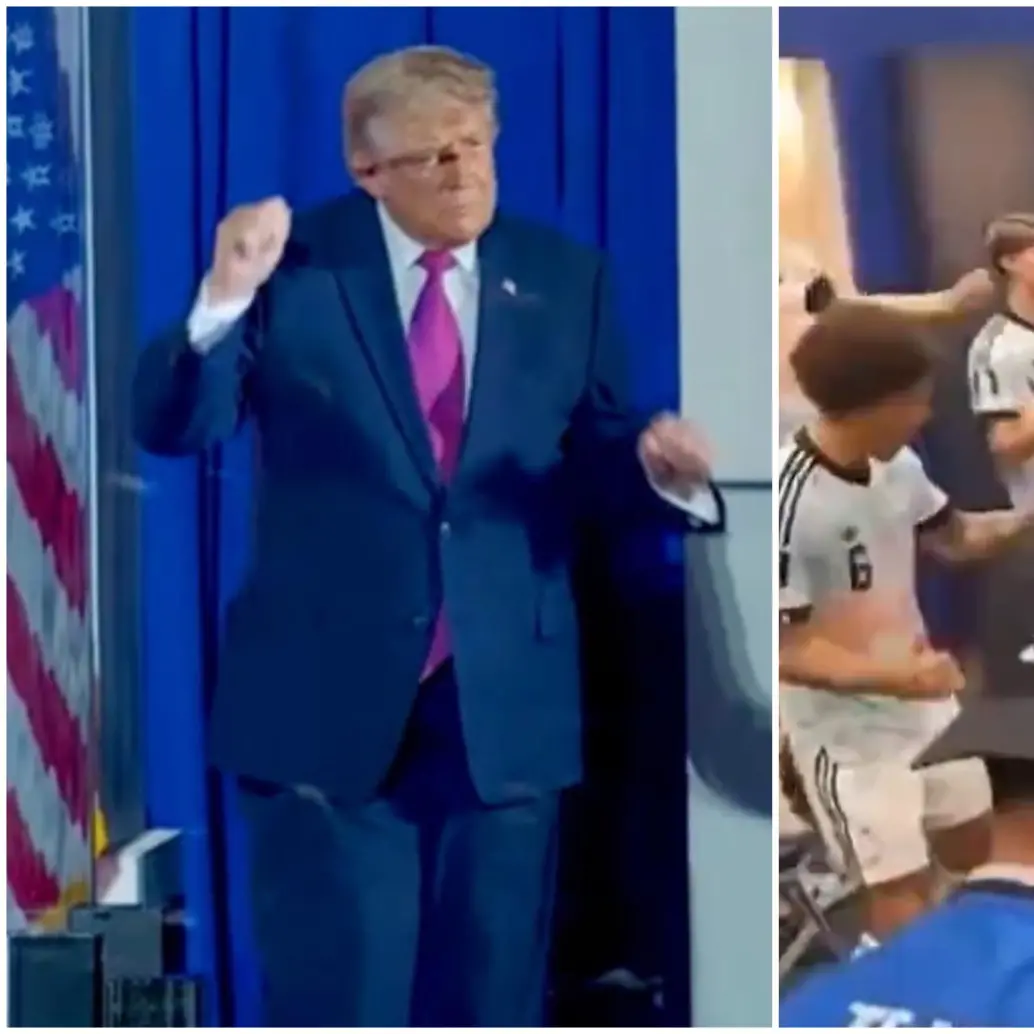 Tras golear 4-1 a Estados Unidos, la selección de Bélgica celebró su pase a cuartos recreando el icónico baile de Donald Trump, desatando una tormenta viral. FOTO: Captura de video de redes sociales 