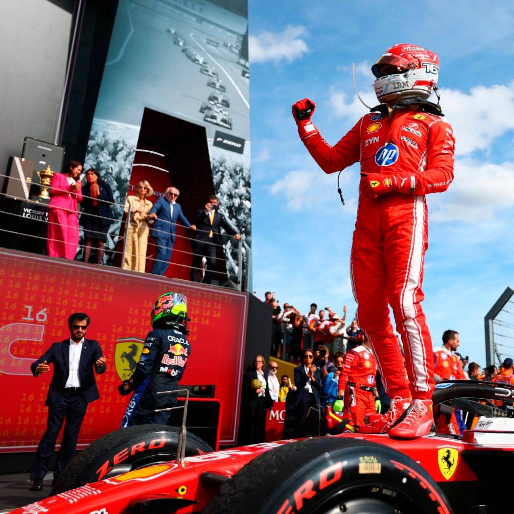 Charles Leclerc consiguió su novena victoria en F1. FOTO: <b>X F1</b>