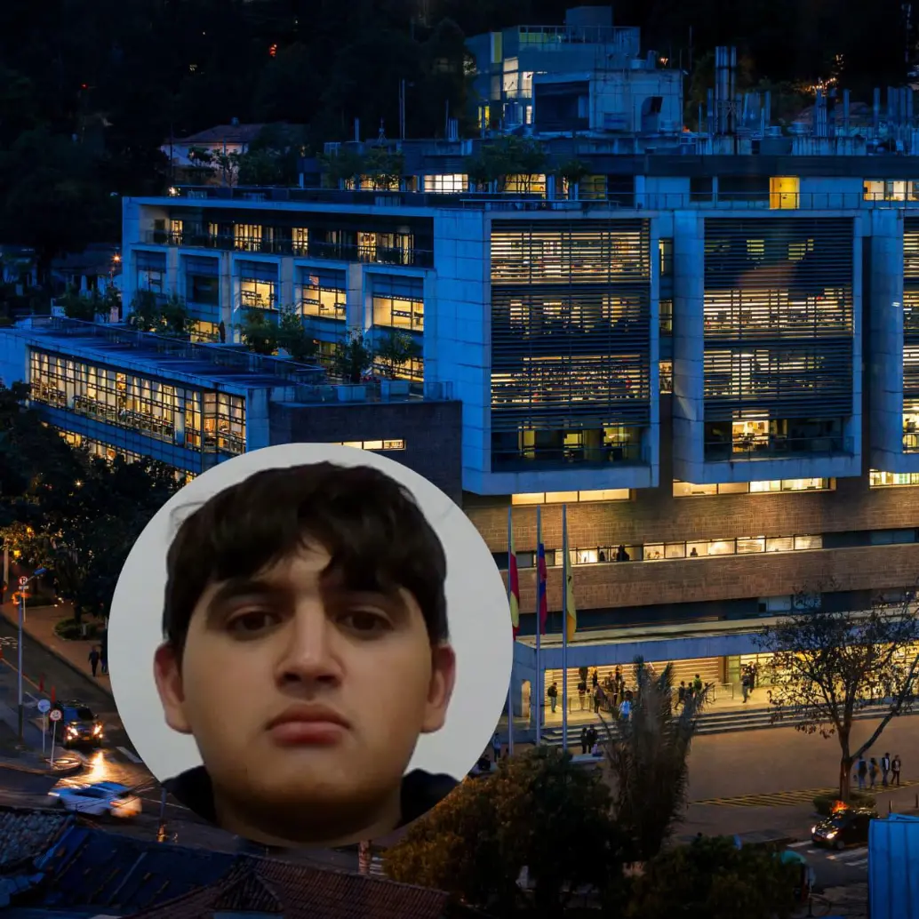 Edificio Mario Lacerna de la Universidad de Los Andes y Jaime Esteban Moreno. Fotos: Colprensa - redes sociales