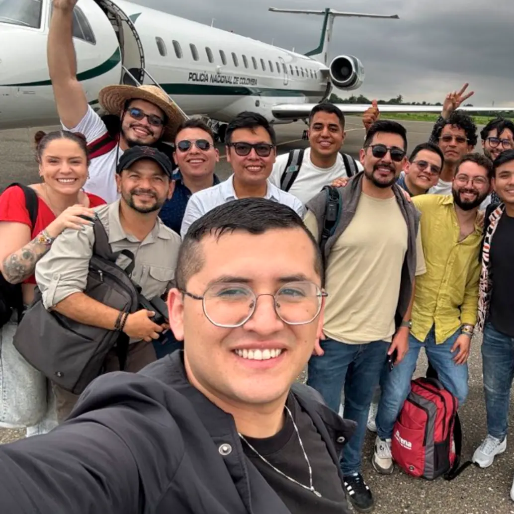 “Viajamos como toda la vida han viajado medios y periodistas a cubrir los viajes o eventos de los presidentes”, justificó el activista Walter Alfonso Rodríguez Chaparro, más conocido como ‘Wally’. FOTO: Archivo particular