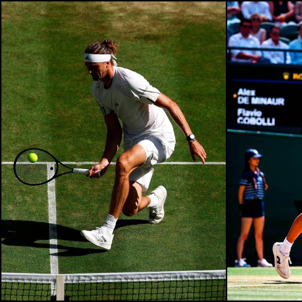 Alex Zverev (izquierda) está a la espera de culminar su partido, mientras que Flavio Cobolli (derecha) avanzó a cuartos de final. FOTO: <b>Instagram alexzverev13 y flavi_cobbo</b>