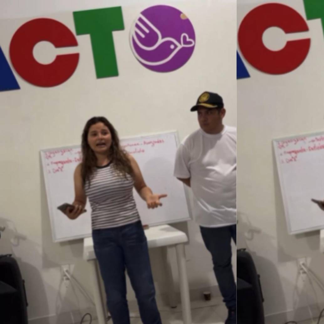 El video se difundió a través de las redes sociales, presuntamente, en una reunión del movimiento desde Bucaramanga. Foto: Redes sociales