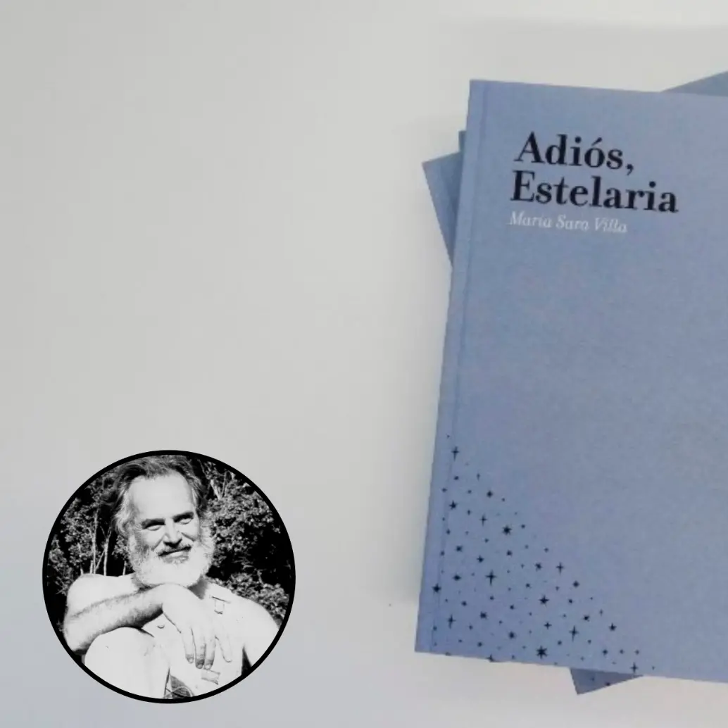 Portada del libro<i> Adiós, Estelaria,</i> el relato de un secuestro de Álvaro Villa a finales de los 80 en Medellín. FOTO Cortesía Angosta Editores