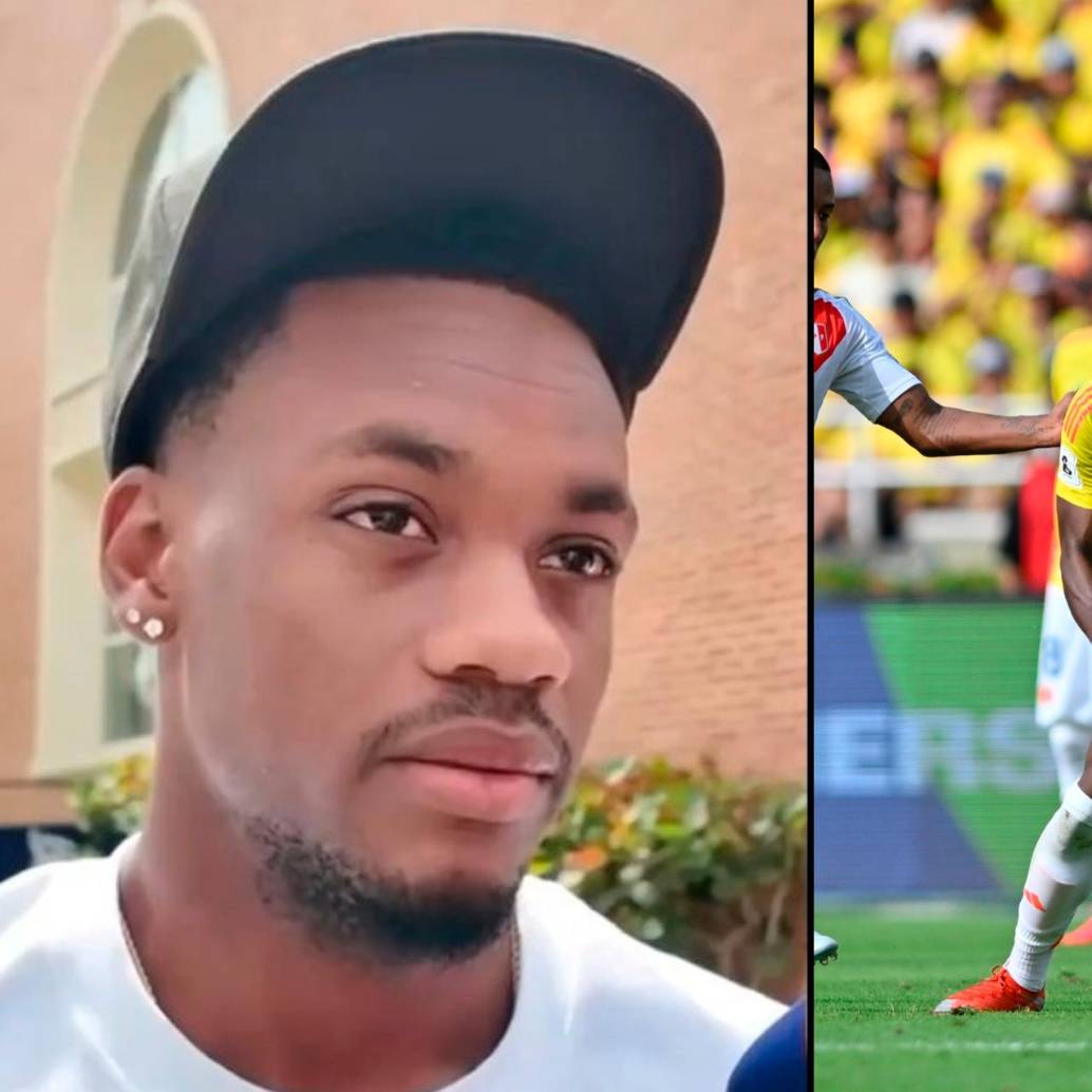 El delantero antioqueño Jhon Jáder Durán, de 21 años, suma dos goles en eliminatorias con la Selección Colombia de mayores. No estará ante Argentina. FOTO: CAPTURA DE PANTALLA Y GETTY