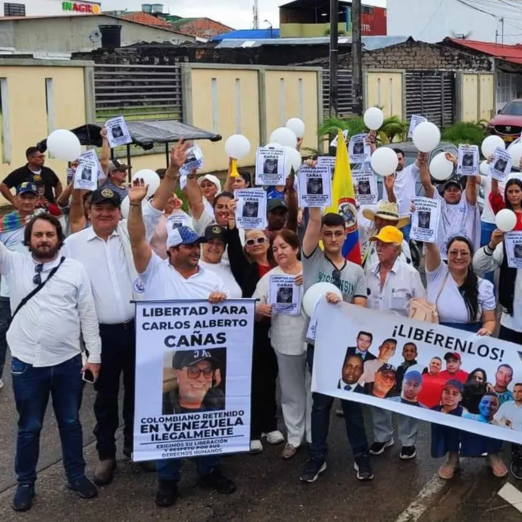 Los familiares han hecho viajes hasta Caracas, marchas en Bogotá y Cúcuta, protestas en el Congreso, huelgas y cadenas de oración. FOTO Cortesía