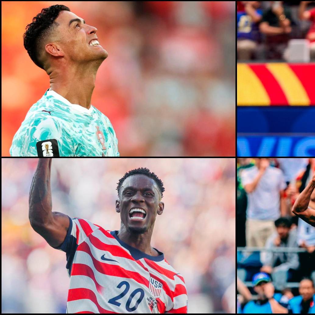 Cristiano Ronaldo, Miker Oyarzabal, Folarin Balogun y Youri Tielemans marcaron en dieciseisavos de final. FOTOS: <b>X Selecciones</b>