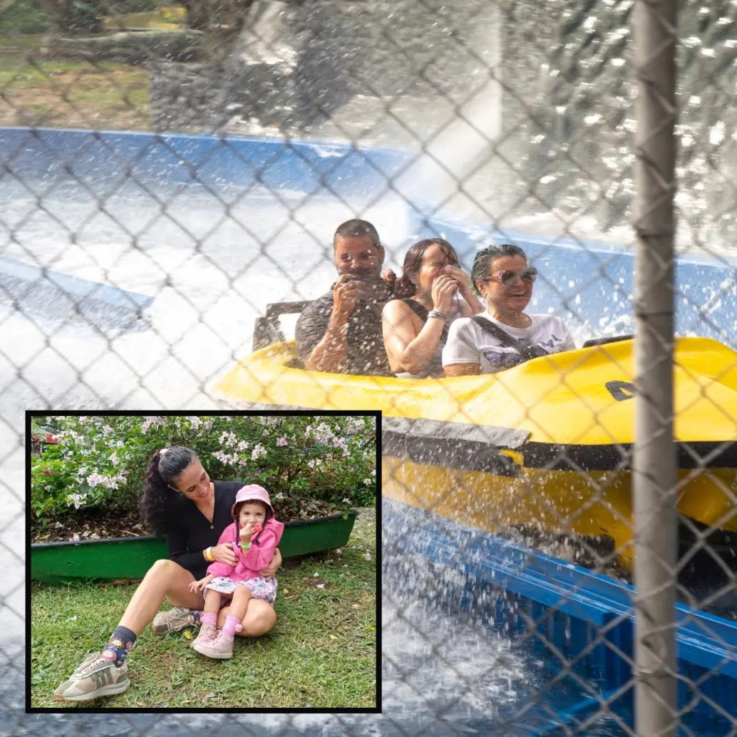 Familias visitando las atracciones del Parque Norte en Medellín. FOTO: cortesía