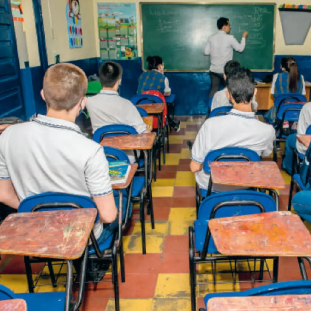 En 2023, Colombia registró la segunda cifra más alta en una década de deserción escolar. Para entonces, se ubicó en 3,7 %, según cifras del Ministerio de Educación. FOTO JUAN ANTONIO SÁNCHEZ