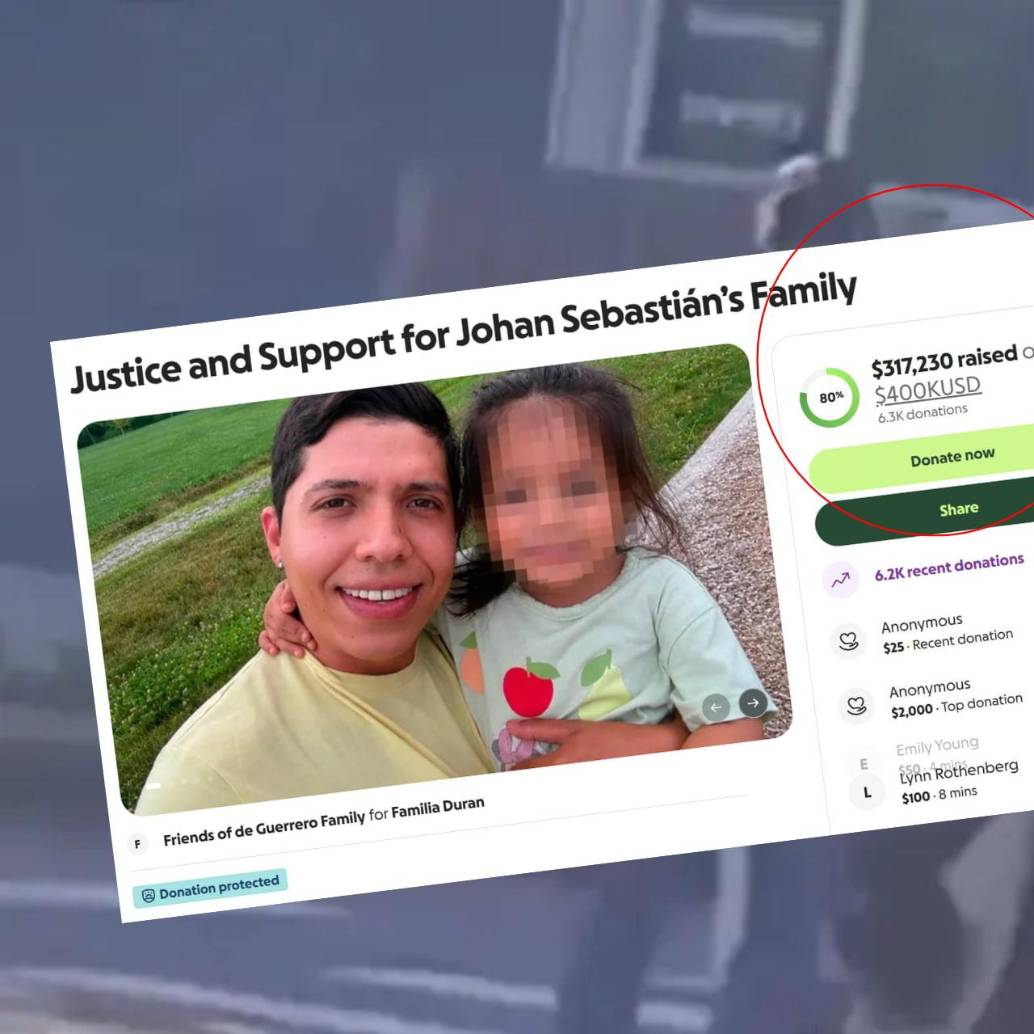 La familia del colombiano asesinado por ICE ya recauda más de US$317.000, cerca del 80% de la meta para cubrir la repatriación y otros gastos. Foto: redes sociales / captura de pantalla GoFundMe