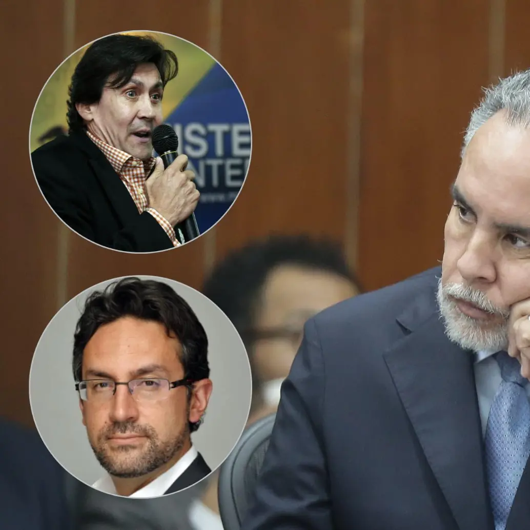 Armando Bendetti, ministro de Interior en líos por sus propiedad. Arriba: el empresario Ricardo Leyva. Abajo: el investigador Camilo Enciso. Foto: Colprensa