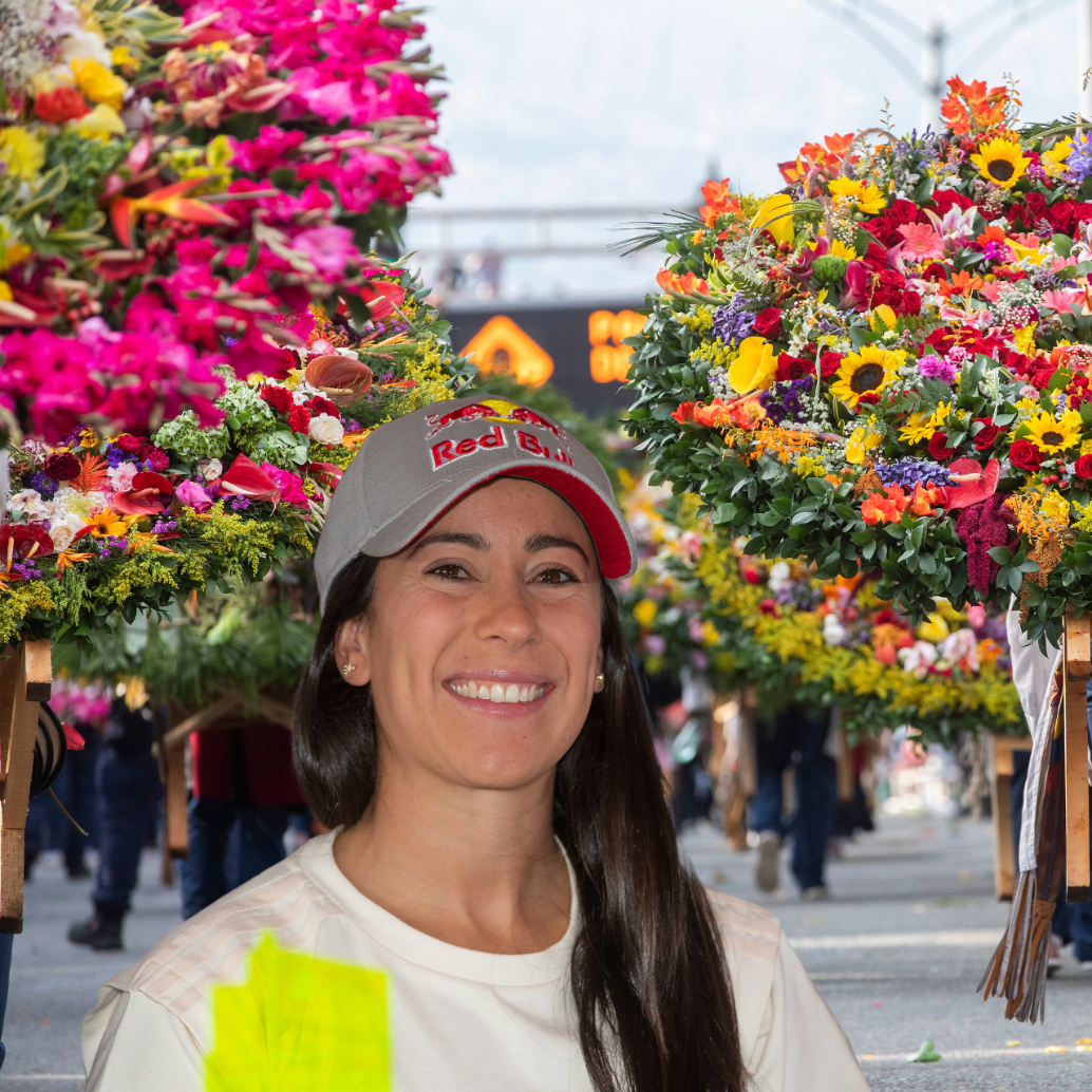 Mariana Pajón será jurado del desfile de silleteros en Medellín este 2025. FOTOS: EL COLOMBIANO