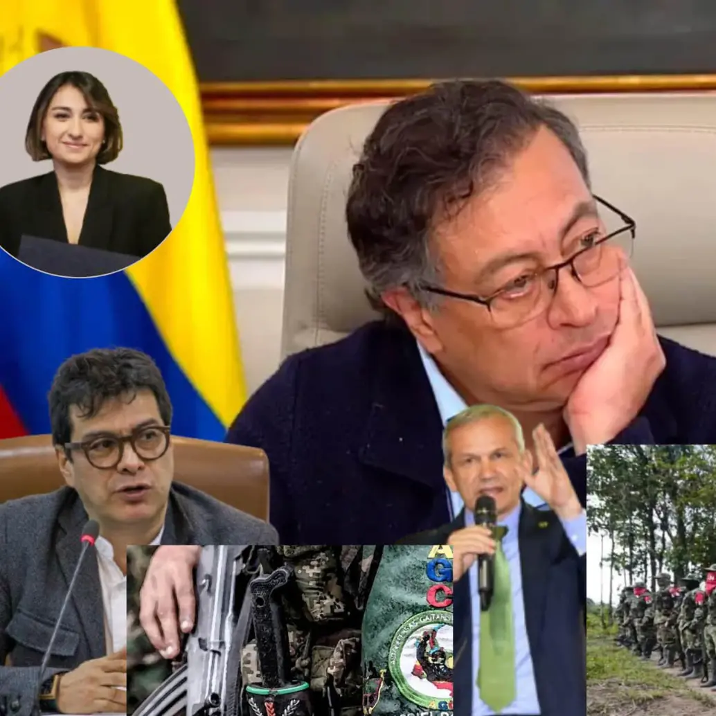 Presidente Gustavo Petro finaliza su gobierno rodeado de escándalos. Foto: Colprensa y captura de video.