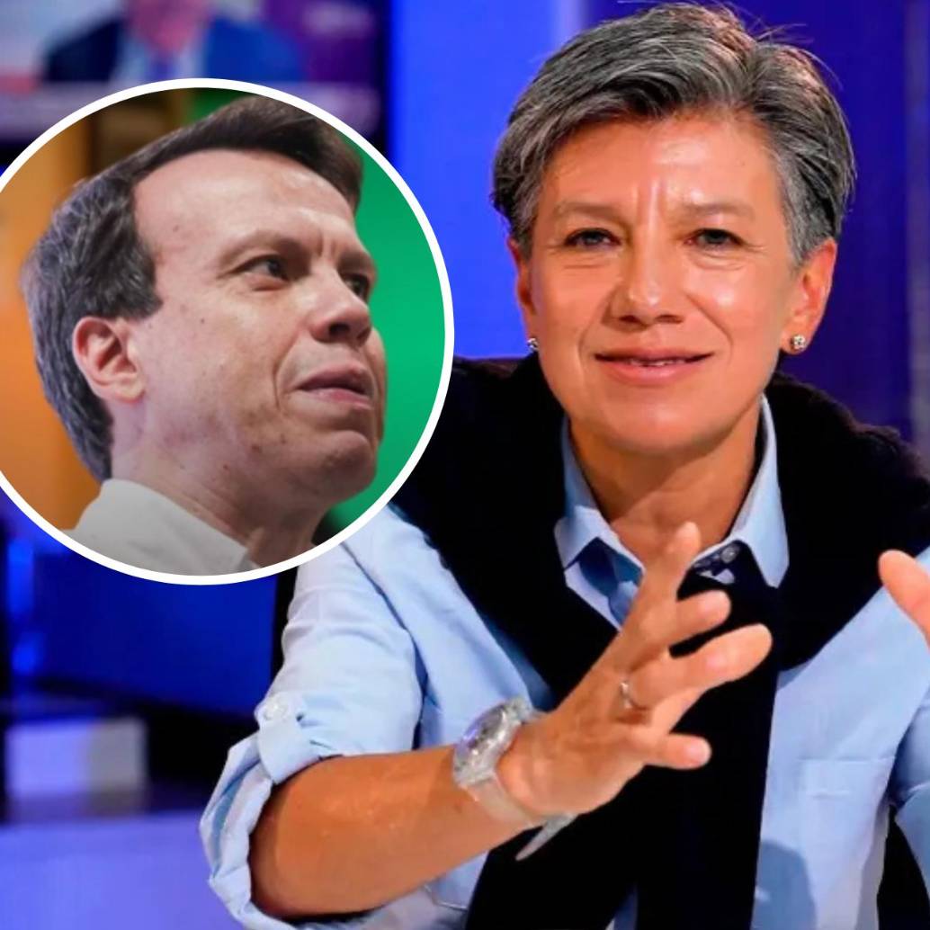 Claudia López oficializa su candidatura: Leonardo Huerta será su fórmula vicepresidencial. Foto: Sebastián Carvajal 