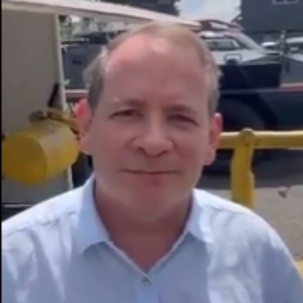 Juan Pablo Guanipa, líder opositor de Venezuela liberado por el régimen. Foto: captura de video.