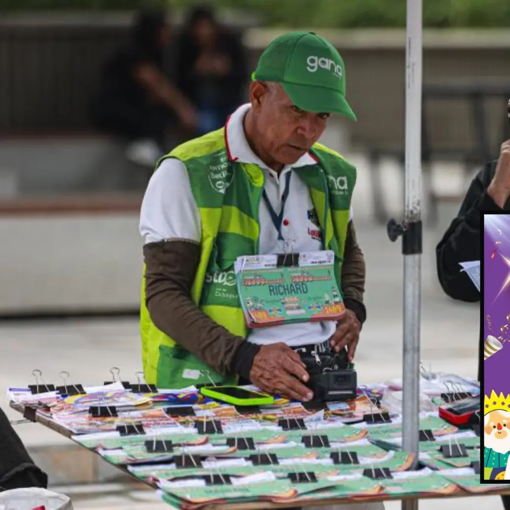 Imagen de referencia de vendedores de Lotería en Medellín. Foto: Manuel Saldarriaga Quintero y Cortesía.