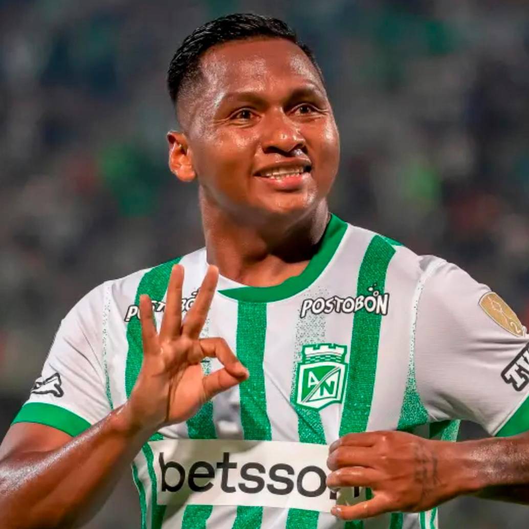 El delantero cordobés Alfredo Morelos, una de las figuras del cuadro verde, será titular en Rionegro. FOTO: JUAN ANTONIO SÁNCHEZ