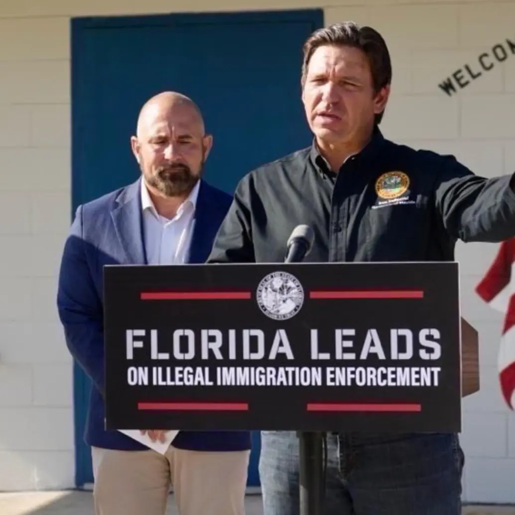 DeSantis anunció que la nueva instalación estará ubicada en la Institución Correccional de Baker, una prisión estatal a unas 43 millas al oeste de Jacksonville. FOTO: Tomada de redes sociales @GovRonDeSantis