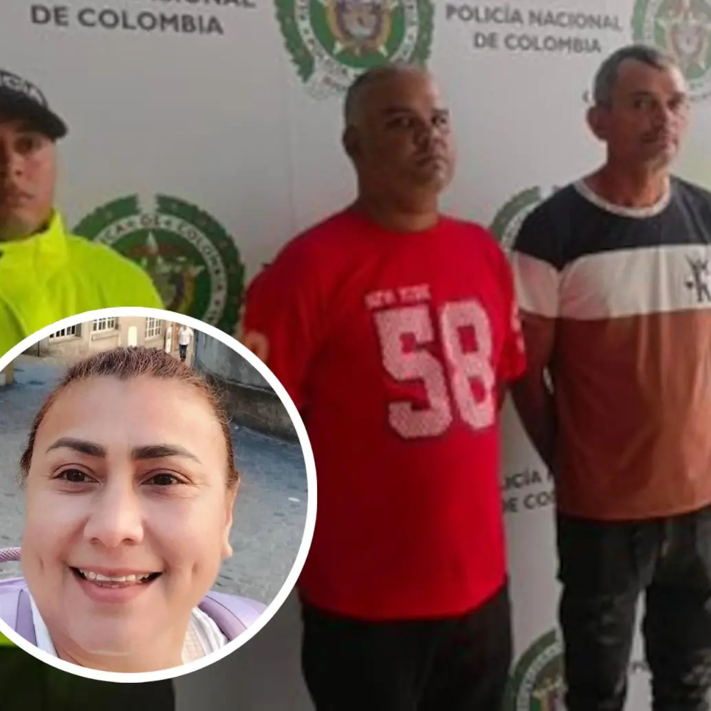 Jesús Alberto Hernández y Kelvis Daniel Sequeira fueron interceptados por la Sijín en el Norte de Santander justo cuando localizaban el automotor que habría sido utilizado para movilizar a Yulixa Toloza. FOTO: Policía Nacional y redes sociales