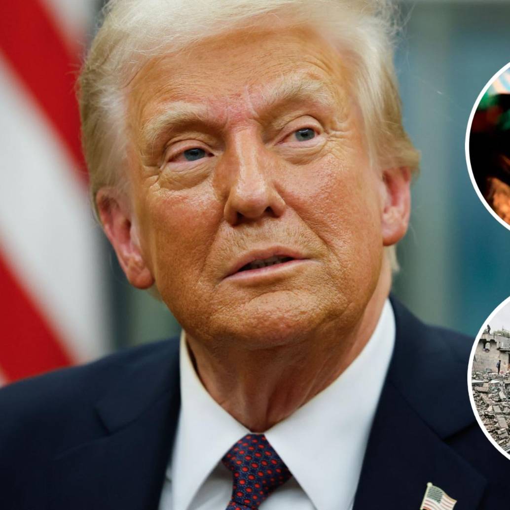 El presidente de Estados Unidos, Donald Trump, aseguró que Hamás “estaba listo” para un camino de paz, por lo que le exigió de “inmediato” a Israel, detener los bombardeos en Gaza. FOTO: Getty