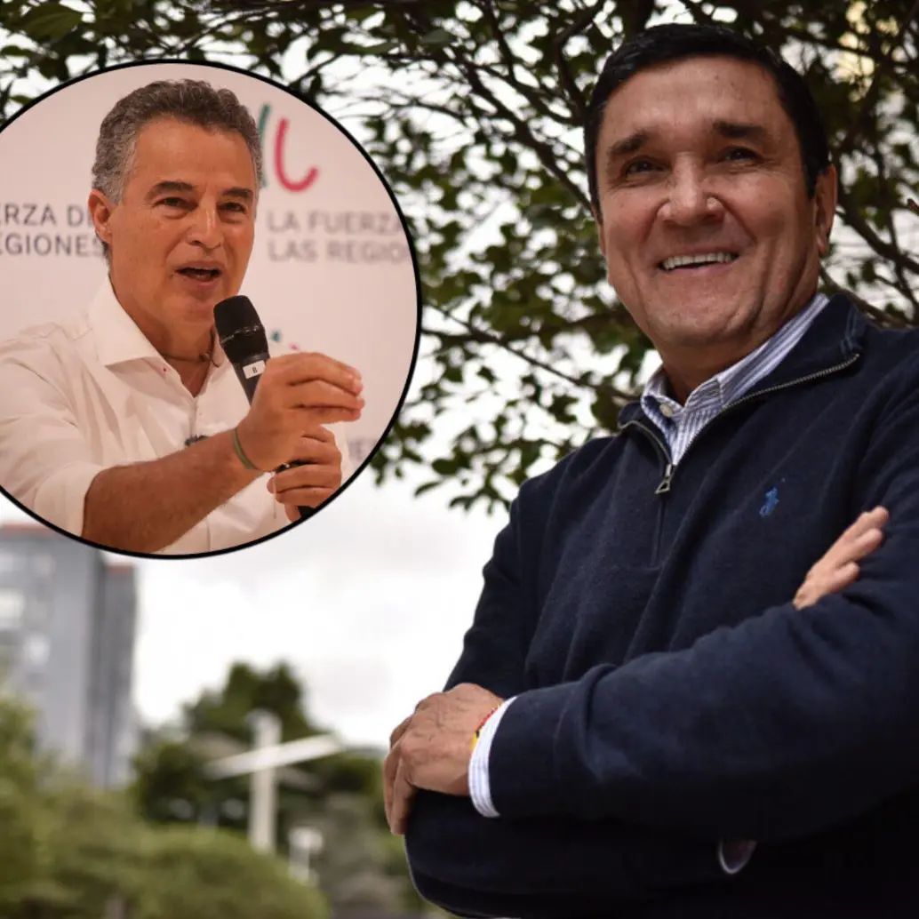 Juan Carlos Cárdenas junto a Aníbal Gaviria forman la coalición La Fuerza de las Regiones. El exgobernador del meta Juan Guillermo Zuluaga quien había renunciado previamente a su candidatura también hace parte de esta colectividad. Fotos: Colprensa